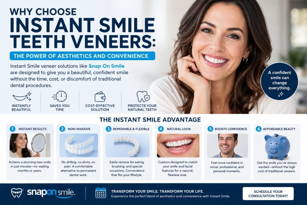 Why Choose Instant Smile Teeth Veneers: The Power of Aesthetics and Convenience