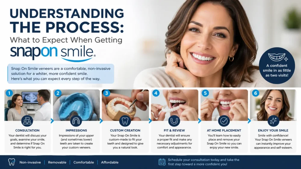 Understanding the Process: What to Expect When Getting Snap On Smile Veneers